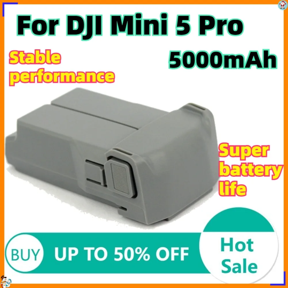 

For Mini 5 Pro Battery Plus 5000mAh Flight Time 51 Min Compatible Mini 5 Pro/Mini 3/3 Pro/4 Pro Intelligent Flight Battery