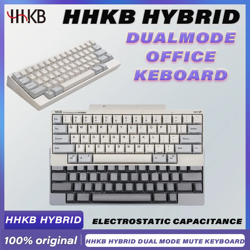 

Гибридная Электростатическая емкостная клавиатура HHKB Type-S, беспроводной программируемый код, двухрежимный бесшумный Bluetooth, офисный USB-ноутбук, подарок