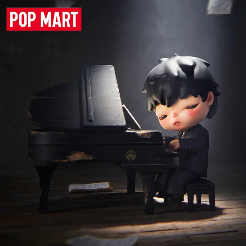 

POP MART Hirono The Pianist Figure Series Blind Box Anime Action Figure Guess Bag Ornament Figurines Dolls Model