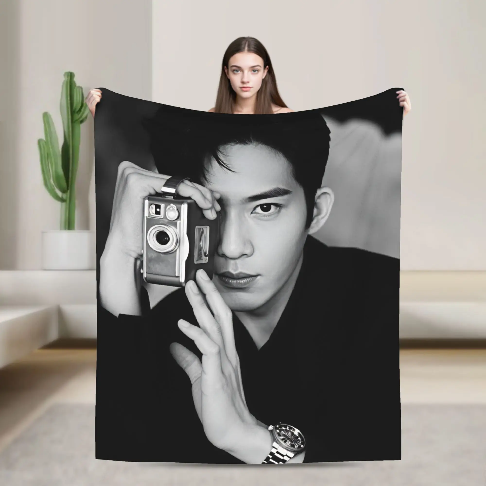 The Early Spring jing boran Blanket Quality Super Soft  Throw Blanket Winter Students Living Room Novelty Bedspread