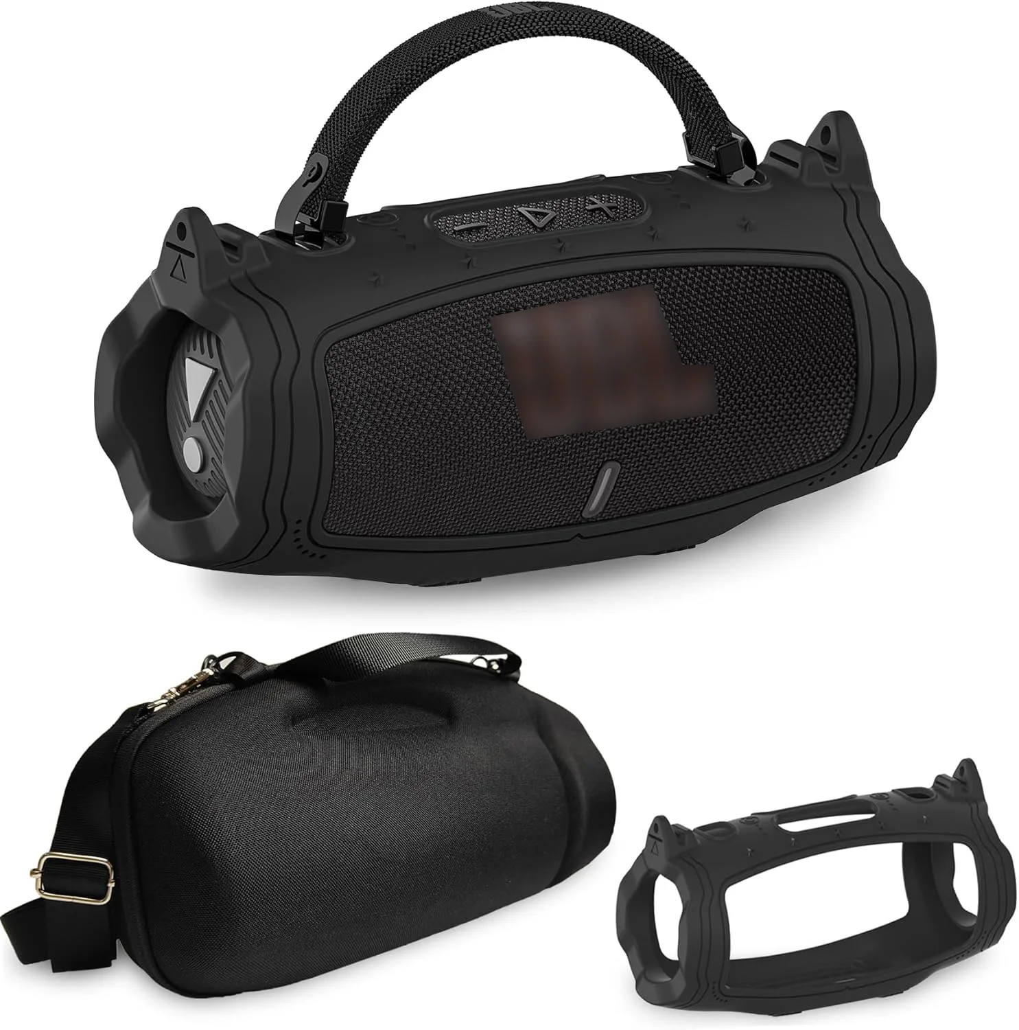 

Silicone Protective Cover and Hard Carrying Case and Shoulder Stra for JBL Charge 6 Portable Bluetooth Speaker Accessories