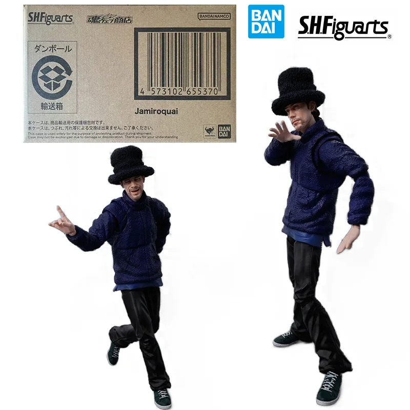 Bandai Namco S.H.Figuarts SHF Jamiroquai Jay Kay 16Cm Origina Action Figure Model Children's Toy Birthday Gift Collection