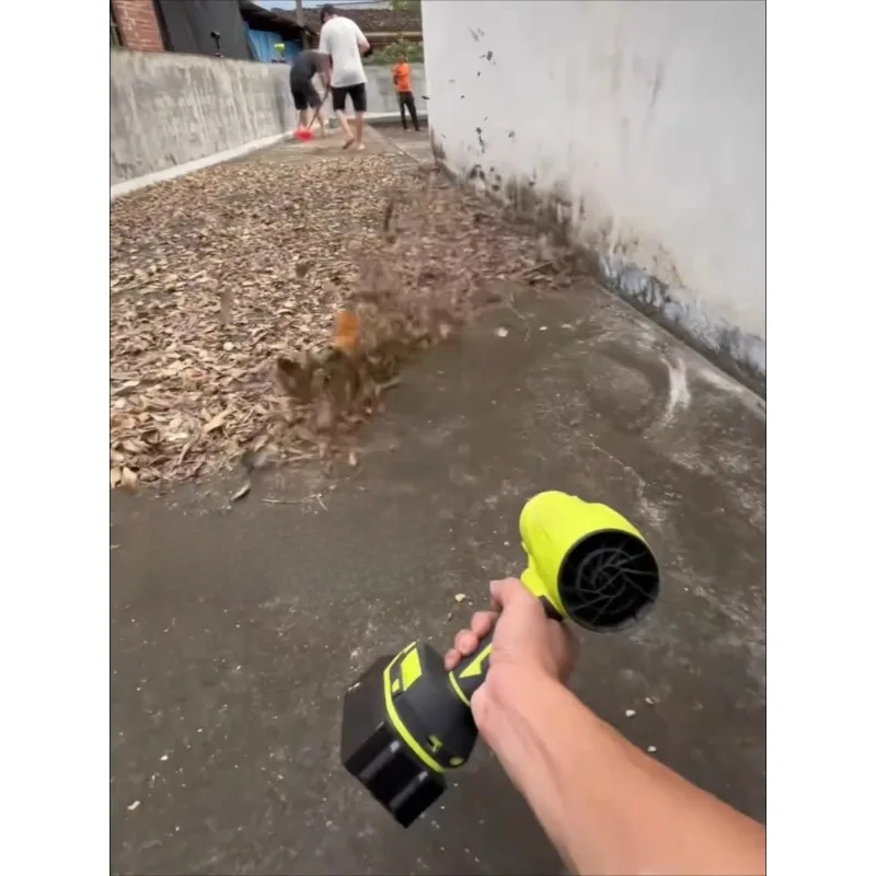 منفاخ محمول للاستخدام الخارجي بقوة 21 فولت، جامع غبار صناعي عالي القدرة، منفاخ أوراق، أدوات حدائق كهربائية