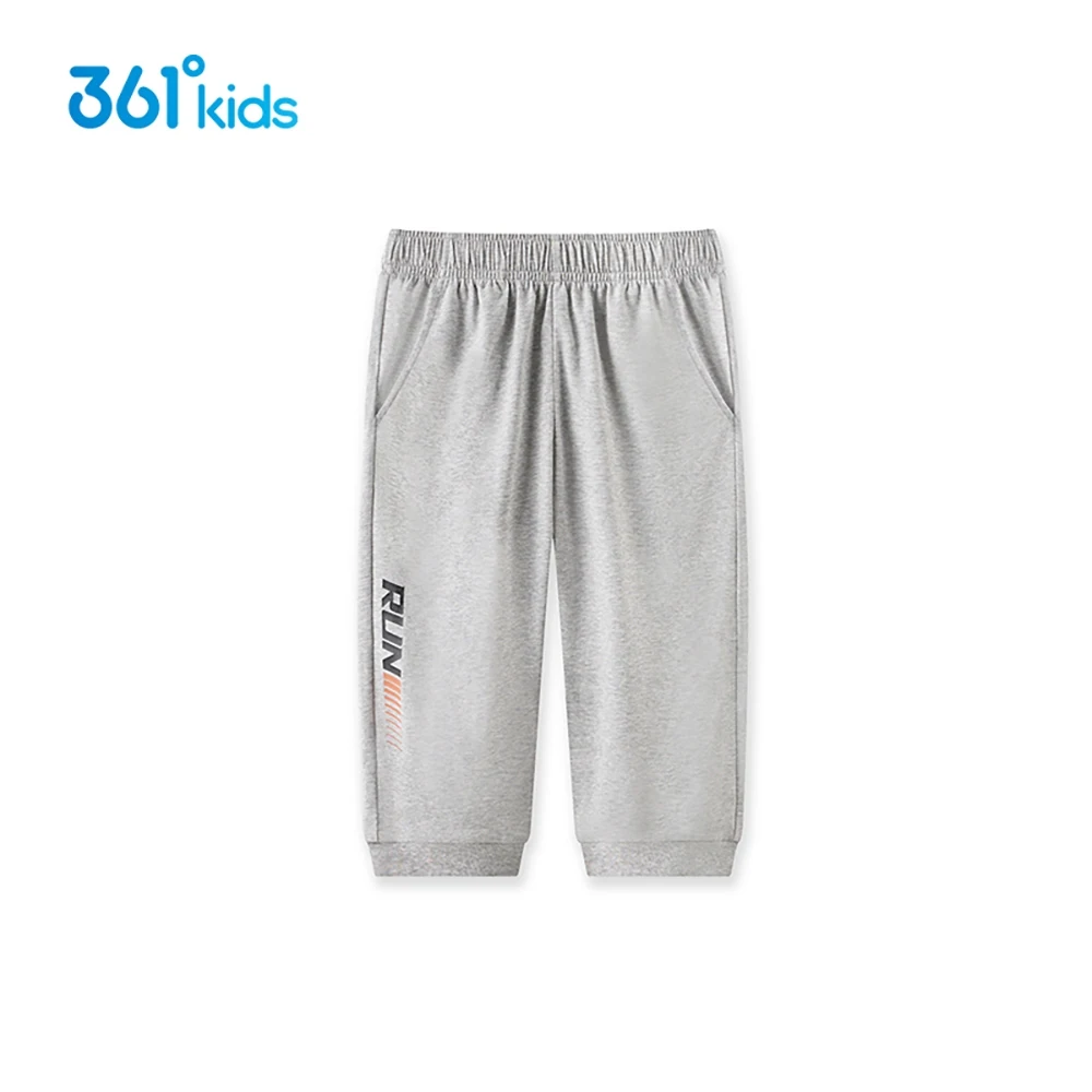 

361 Degrees Kids Boys Cropped Pants Summer Quick-drying Breathable Anti-mosquito Sports Bottoms