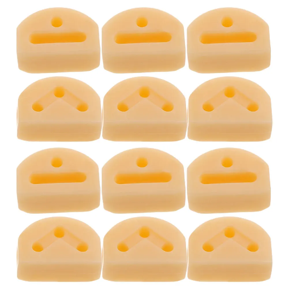 

12 Pcs Guitar Bridge Beads Strap Lock Button Electric Locks Accessories Replacement