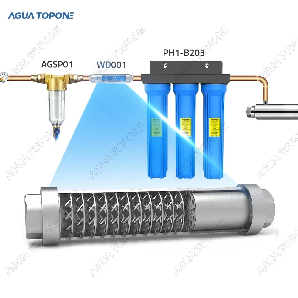 Salt-free Magnetic Scale Preventer Farming Irrigation Strong Water Magnetizer softener conditioner