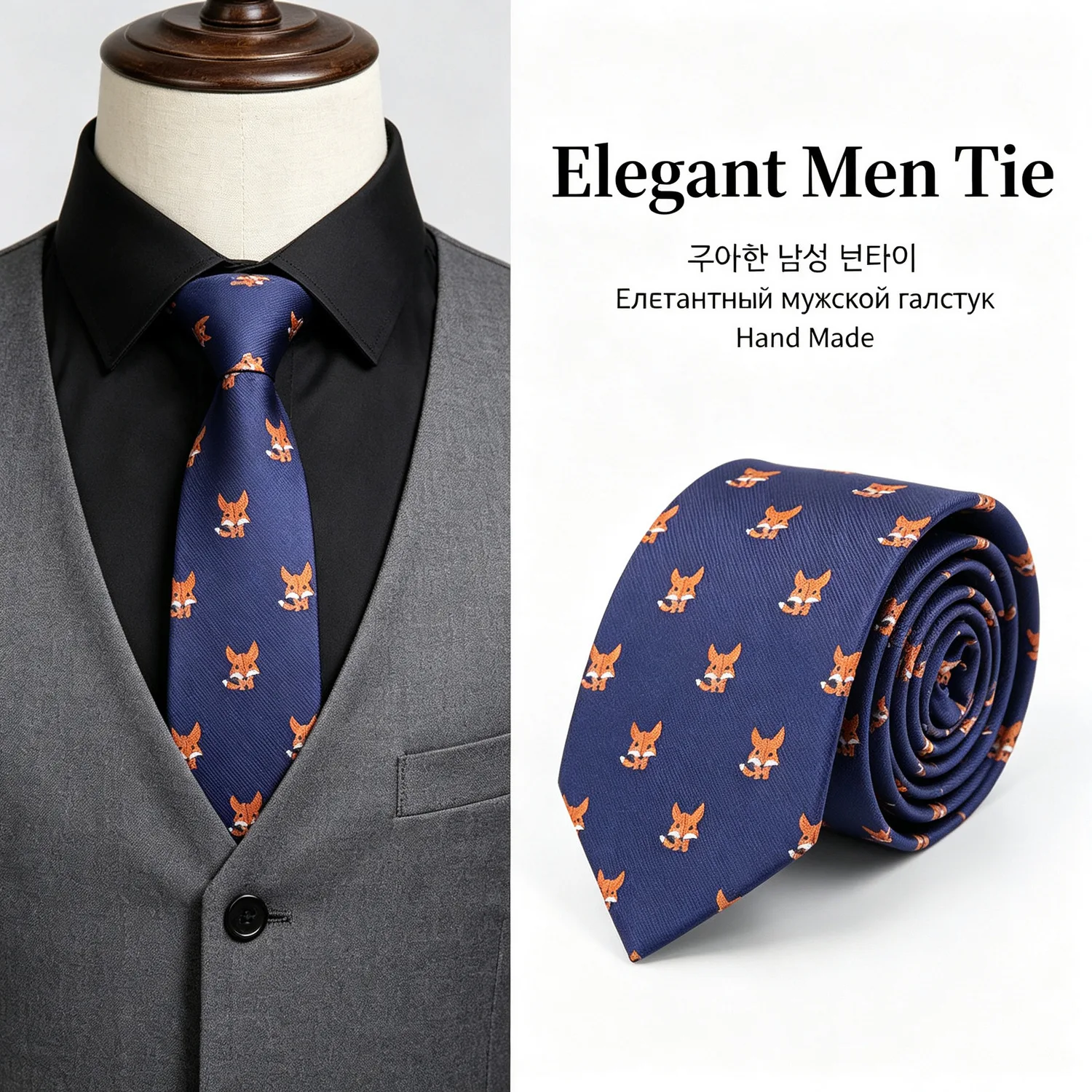Fashion Cartoon Animal Butterfly Bird Retro Necktie Mens Adult 8cm Vintage Navy Neck Ties Casual Elegant Tuxedo Tie Accessorries