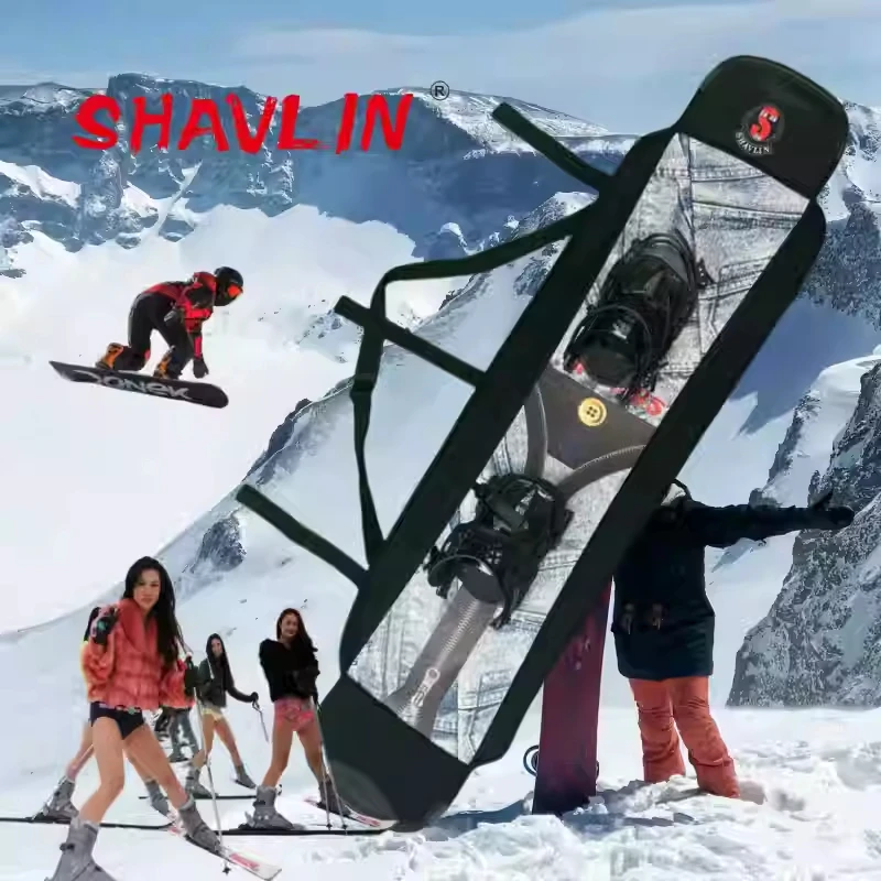 Picture 5: 140-165cm Ski Board Pack Snowboard Cover with Adjustable Shoulder Strap Bag SBR Waterproof Snowboard Blade Protective Cover