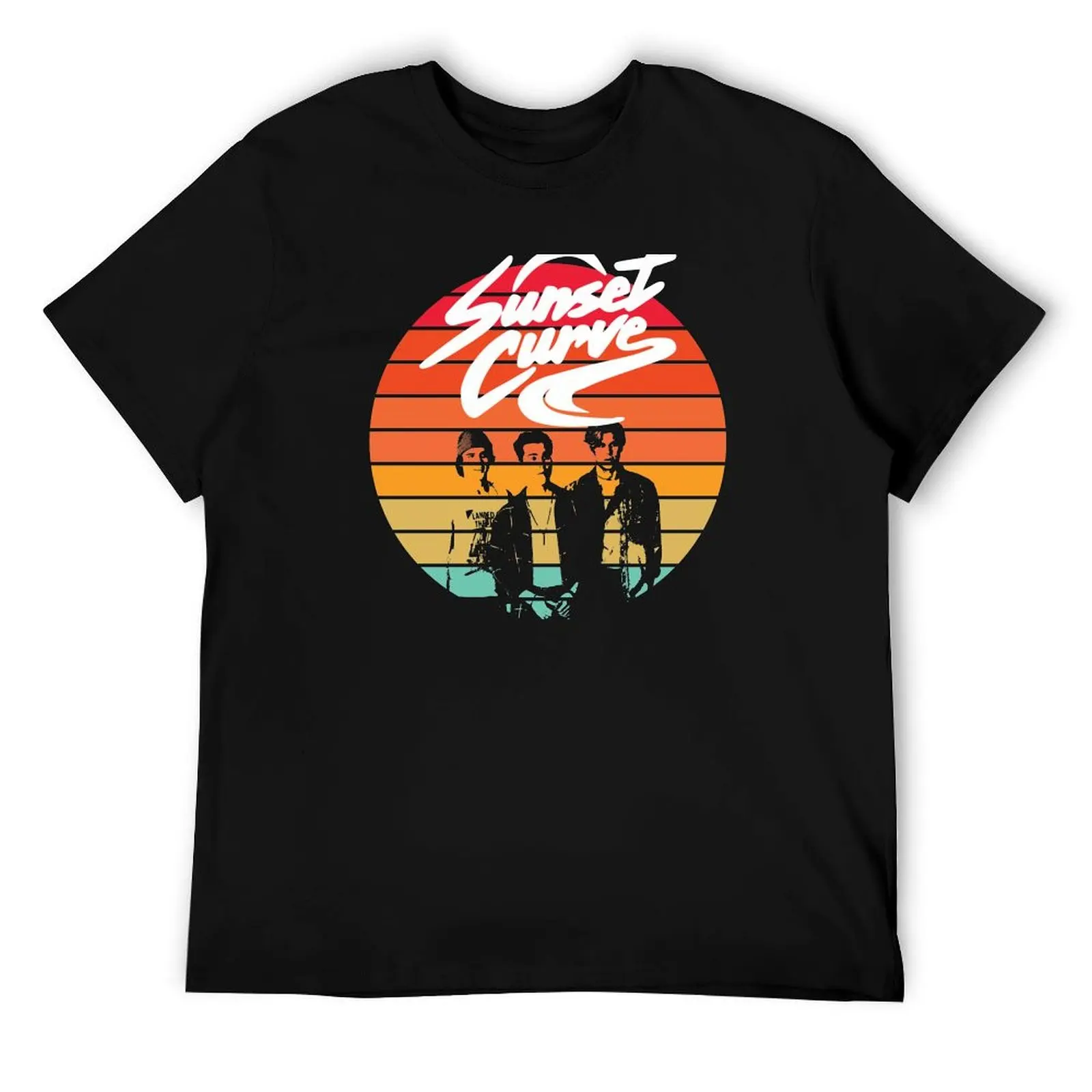

Sunset Curve Band, Julie and The Phantoms T-Shirt man t shirt graphic printed t shirts for man t shirt personalised T-Shirt