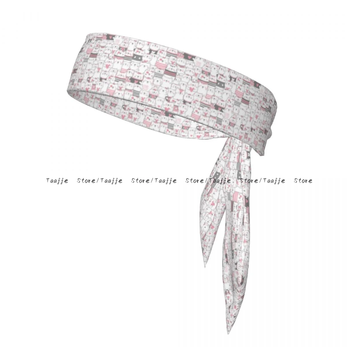 

Sweatband Bandanas Cute Cats Hairband Head Tie Sports Headband Hair Accessories