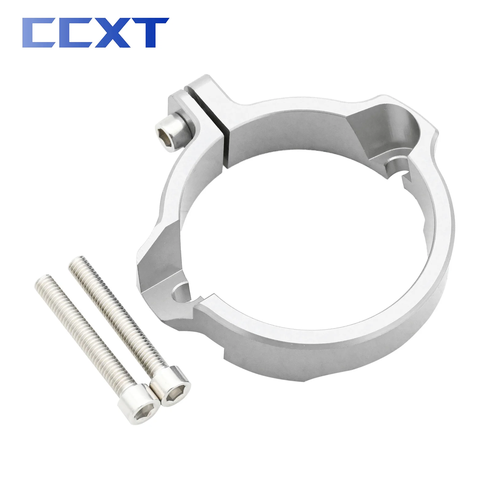 CNC Motorcycle Exhaust Flange Guard Tip Muffler Pipe Clamp For KTM XC XCW SX EXC TPI 250 300 2017-2022 For Husqvarna TE TC TX