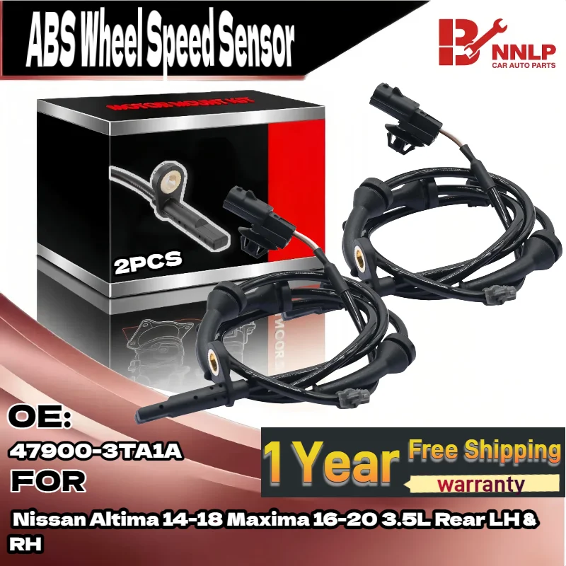 

Для 2x датчик скорости колеса ABS для Nissan Altima 14-18 Maxima 16-20 3,5 л задний левый и правый 47900-3TA1A 47900-3TA2A