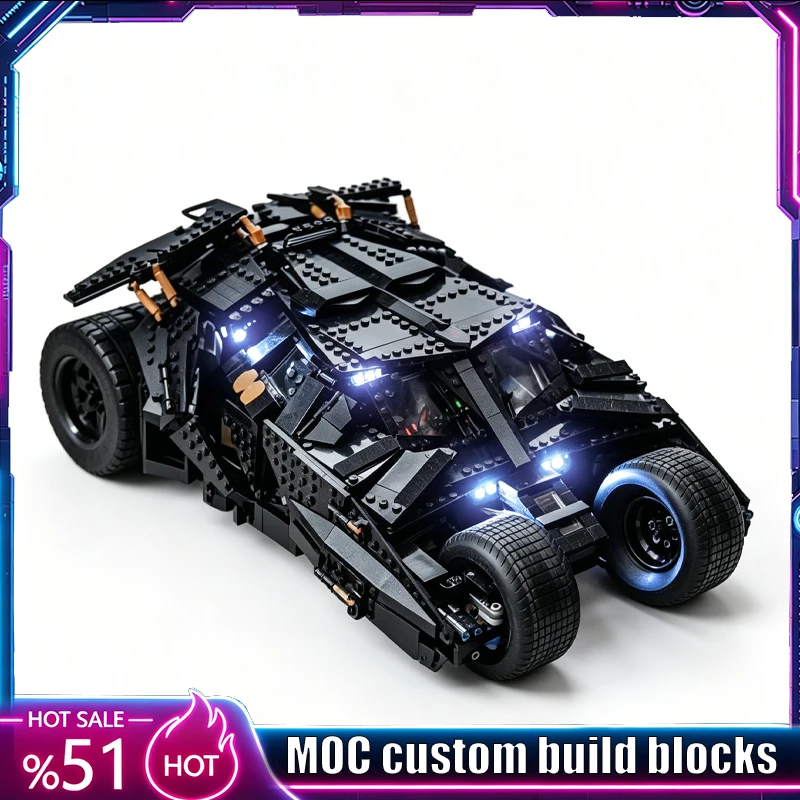 2134PCS MOC RC Tumbler Vehicle Model DIY Creative Ideas Technology Motorized Remote Control Toy Assembly Puzzle Birthday Gifts