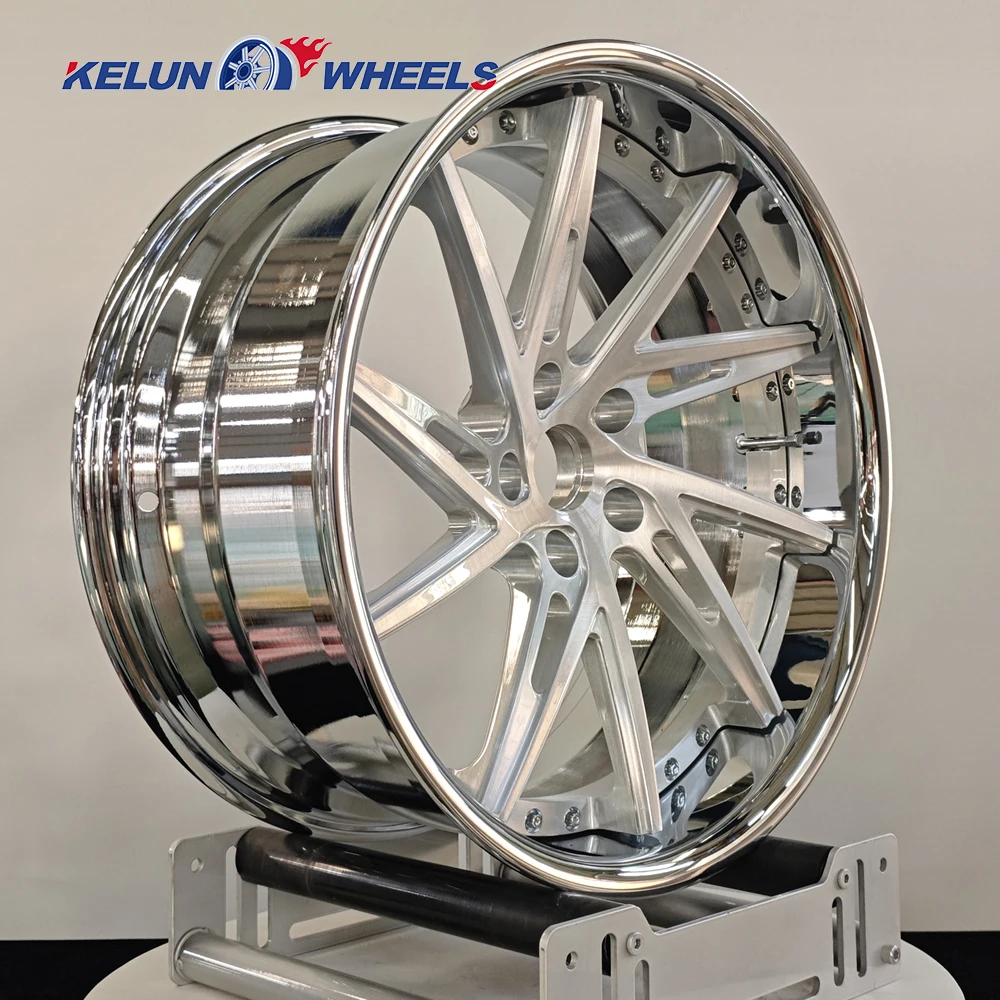 HOT SALE Forged Aluminum Alloy 20" 22" 24" 26" forgiato Wheels Concave Rims Chrome Rims Rucci Rims Chrome Wheel