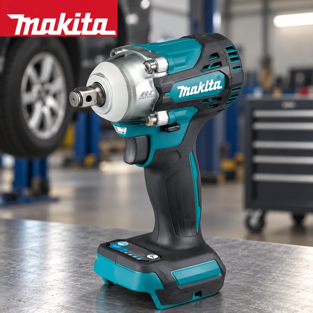 Makita DTW300Z 18V LXT Brushless Cordless Impact Wrench, Variable Speed, XPT Waterproof, Friction Ring, Bare Tool Only