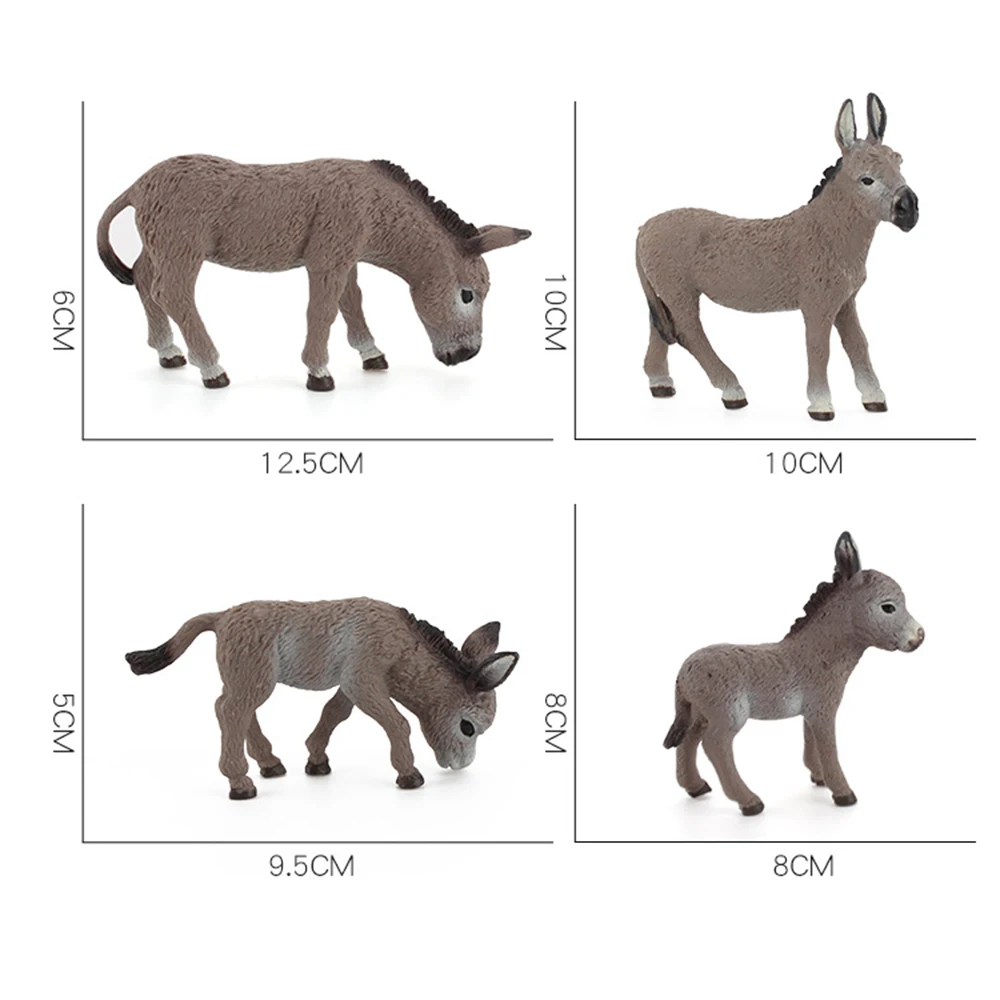 Animali di simulazione in plastica Figura Giocattoli Regali per bambini Compleanno Home Car Decor