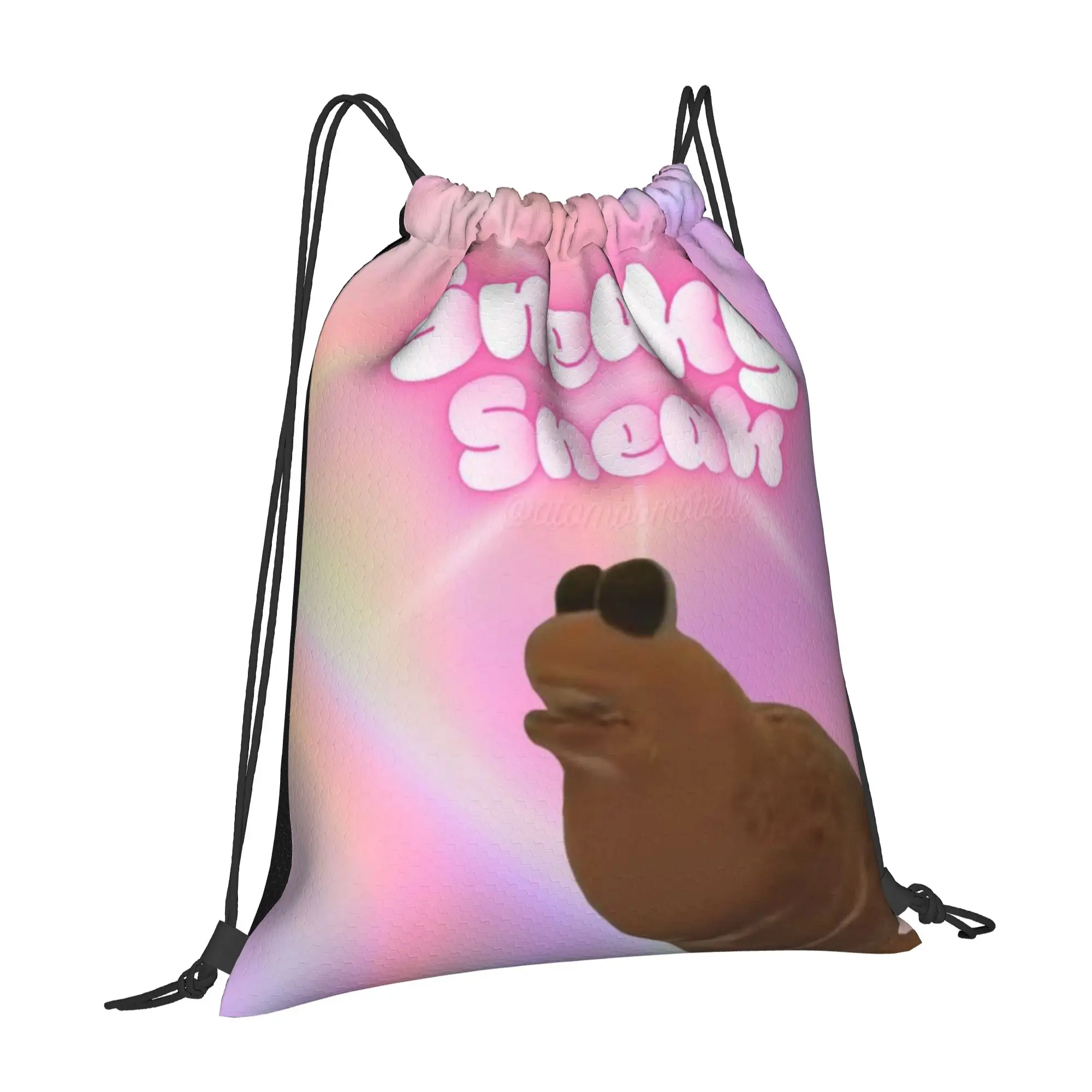 Marcus The Worm 3 Marcus The Worm Portable Travel Drawstring Backpack Riding Backpack Gym Clothes Drawstring Bags