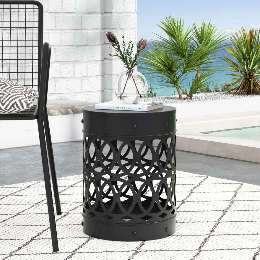 

Outdoor Metal end Table Large