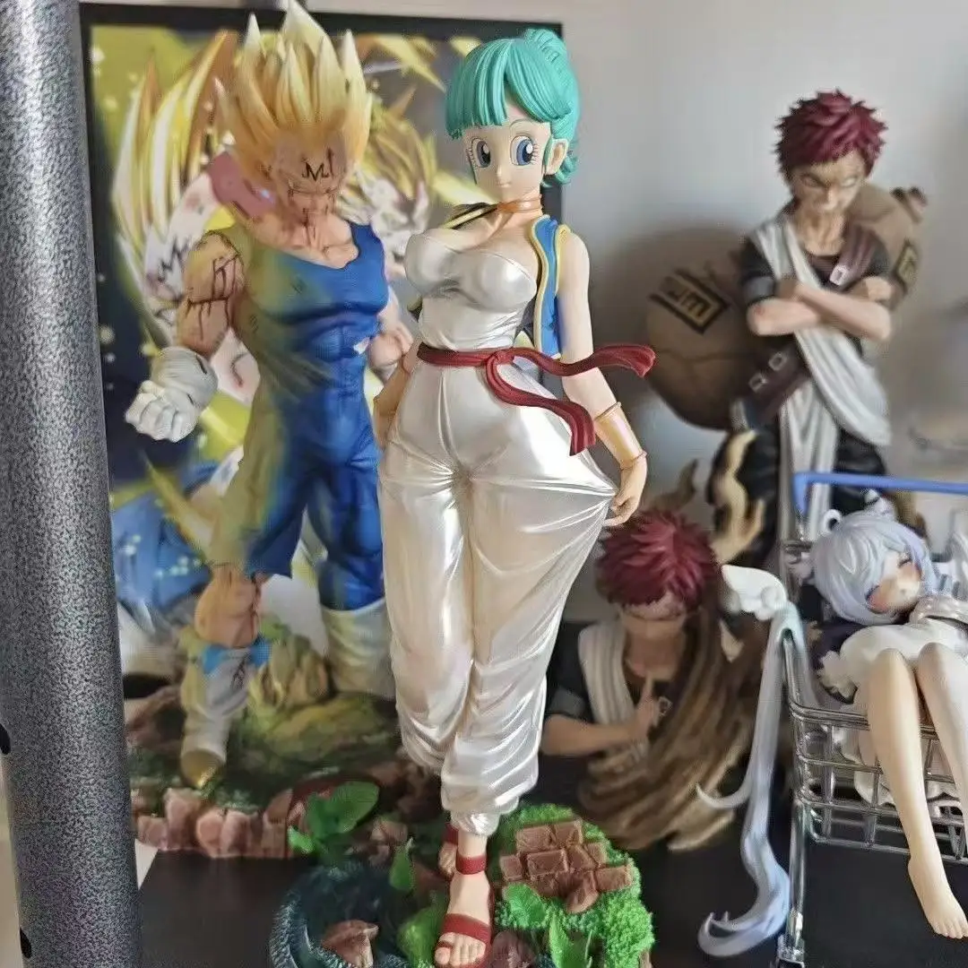 

В наличии Dragon Ball Z Bulma аниме фигурка модель коллекция игрушки 28 см фигурка орнамент ПВХ для мальчиков рождественские подарки