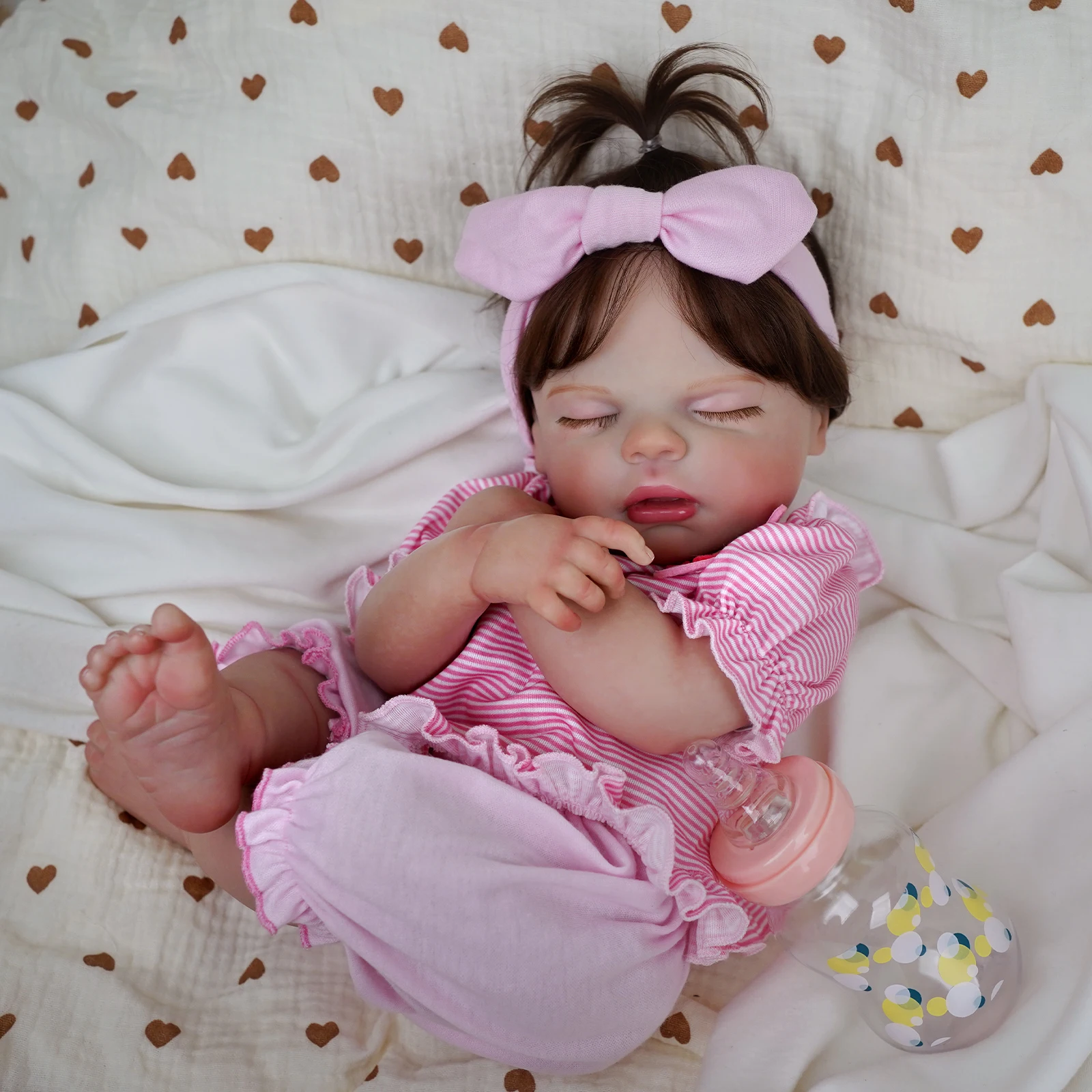 

Reborn Doll 18 Inch Baby Soft Body Realistic-Newborn Baby Dolls Poseable Real Life Baby Dolls