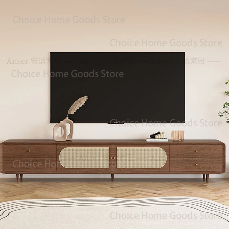 Italian Premium TV Stand Waterproof Reinforced Media Console Reception Portable Fernsehschrank Storage Cabinet Furniture