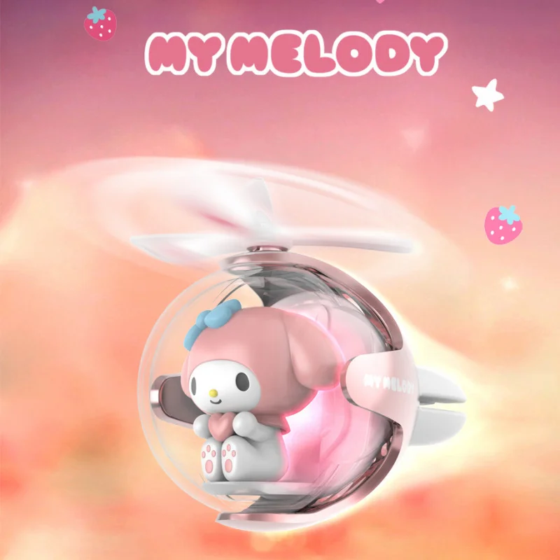 معطر هواء سانريو ماي ميلودي للسيارة - موزع روائح سانريو الرسمي لفتحات السيارة، هدية إكسسوارات ديكور إبداعية لطيفة