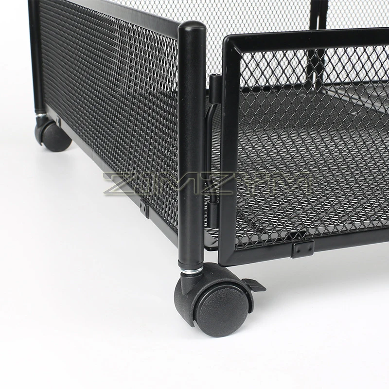 Pull-out Bed Bottom Storage Rack Space-Saving Foldable Iron Storage Box With Wheels Under The Sofa Bed Storages Drawer