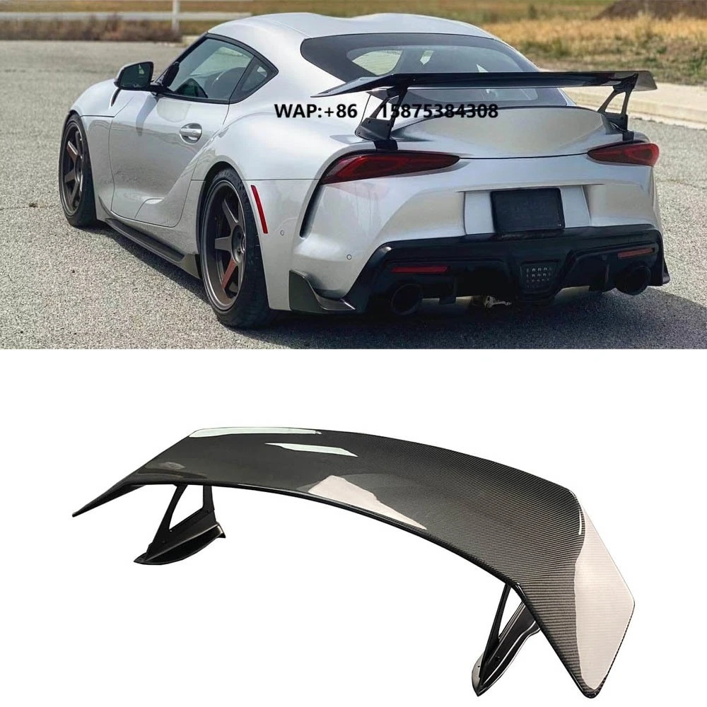 

Carbon Fiber Vol Style Carbon Rear Trunk Wing Fits for GR Supra A90 A91 MKV Rear Spoiler Wing