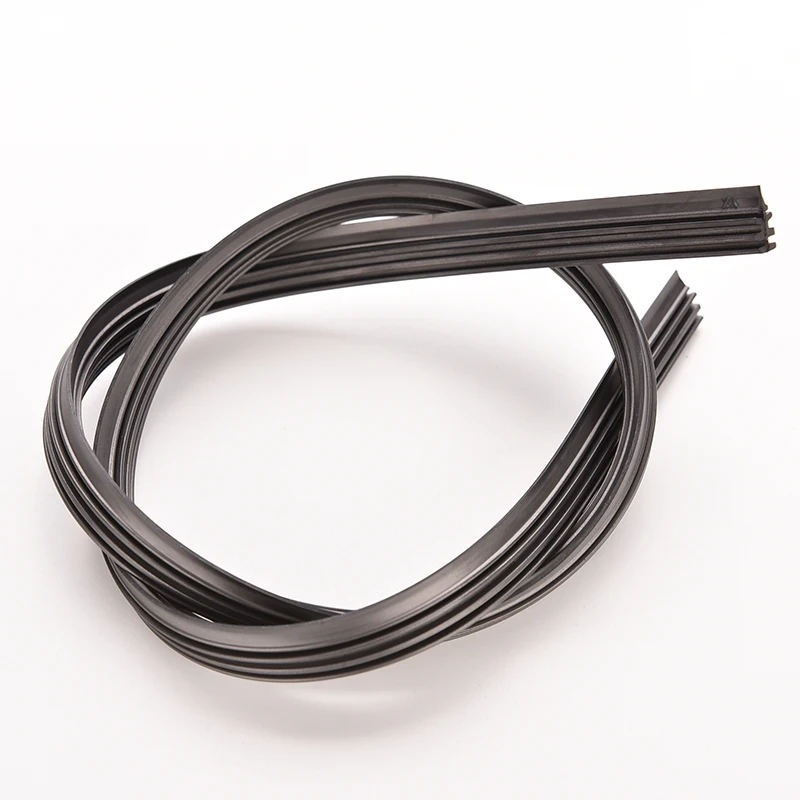 Universal Silicone Black Silicone Wiper Blade Rubber Car Bus Windshield Wiper Blade Replacement Refill 650