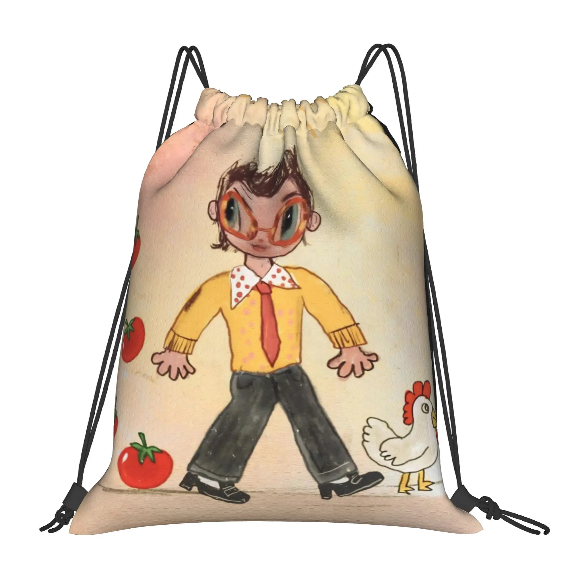 Спортивная сумка-рюкзак на шнурке Kiss All The Time Disco, в стиле музыки Гарри, для тренировок, 36 см (Ш) x 43 см (В)