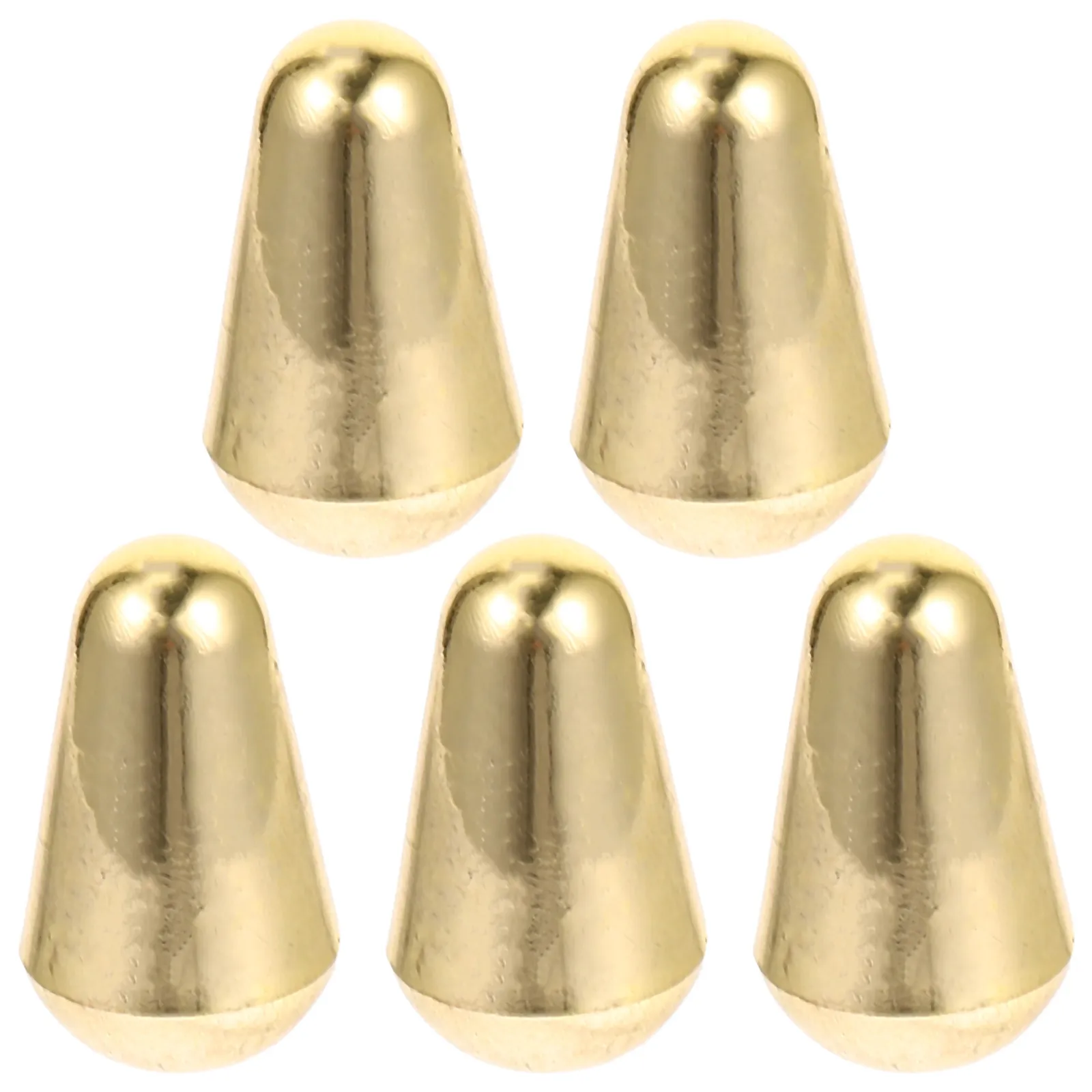 5Pcs Guitar Toggle Caps Compact Electric Guitar Switch Tip Knob Accessories Replacement Toggle Tip Knob Bass Caps