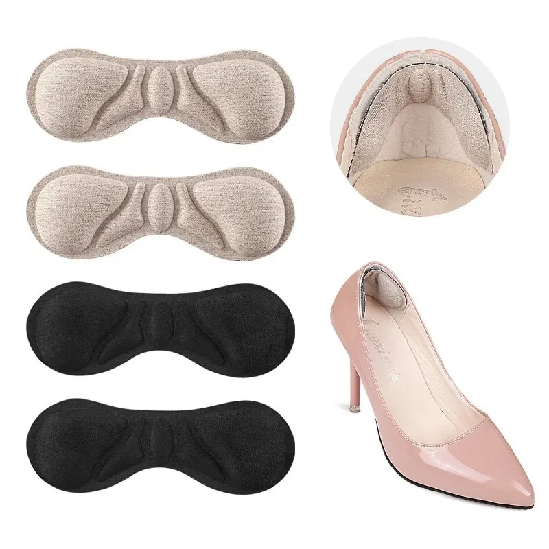 1 pair High-heeled Shoes Heel protection pad Comfortable non slip padding Protector for pain relief Foot care insert insole