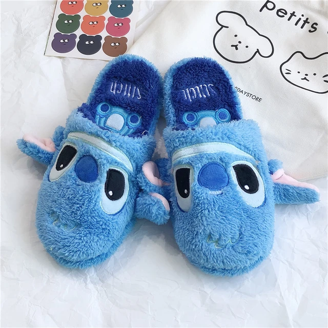 Cartoon Sulley Mike Slippers Cute Girl Warm Home Slippers Women Indoor Slippers Blue Duck Kawaii