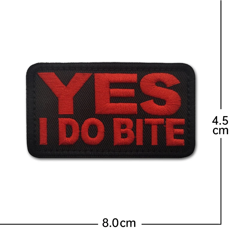 English inspirational quotes Embroidery Cloth Hook Loop Patch Backpack Tactical Morale Badge Applique For Jacket Jeans bag