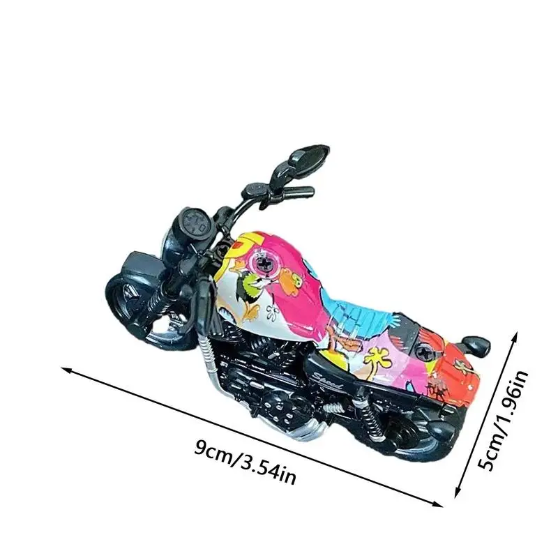 Model Motorcycle Collection Simulation Davidson Pull Back Toy Cars DieCast Mini Toy Motorcycle Street Glide Motorcycle