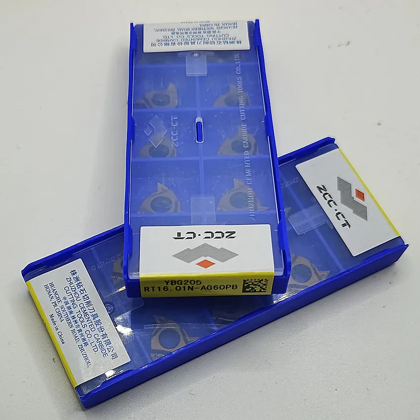 

RT16.01N-AG60PB YBG205/RT16.01W-AG60PB YBG205/RT16.01N-AG55PB YBG205/RT16.01W-AG55PB YBG205 ZCC.CT Твердосплавные резьбовые пластины с ЧПУ