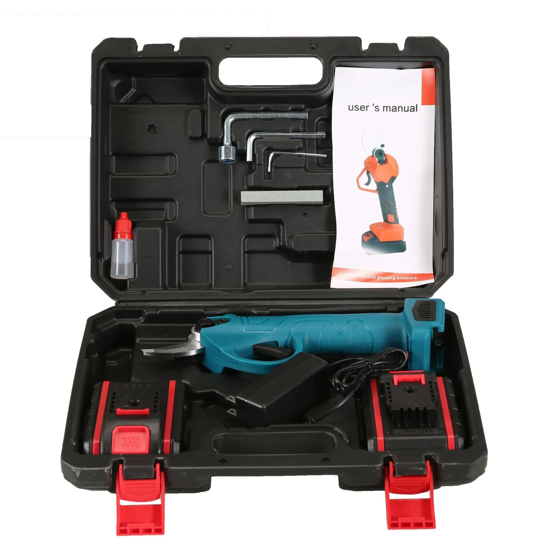 

Electric Pruning Scissors Lithium Battery Brush Motor Stainless Steel Blade Dual Trimmer Fruit Tree Coarse Branch Garden Tools