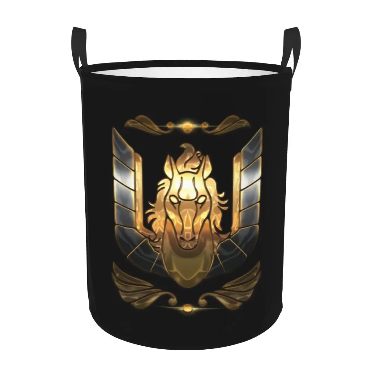 Saint Seiya Pegasus Bronze Laundry Hamper Large Storage Basket Anime Knights of the Zodiac Kids Nursery Toy Organizer