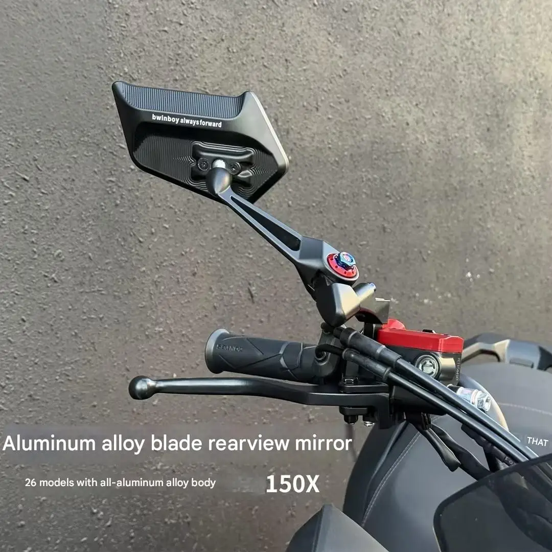 CNC Aluminum Blue Anti-Glare Rearview Mirror Fit For 2026 ZONTES ZT150X