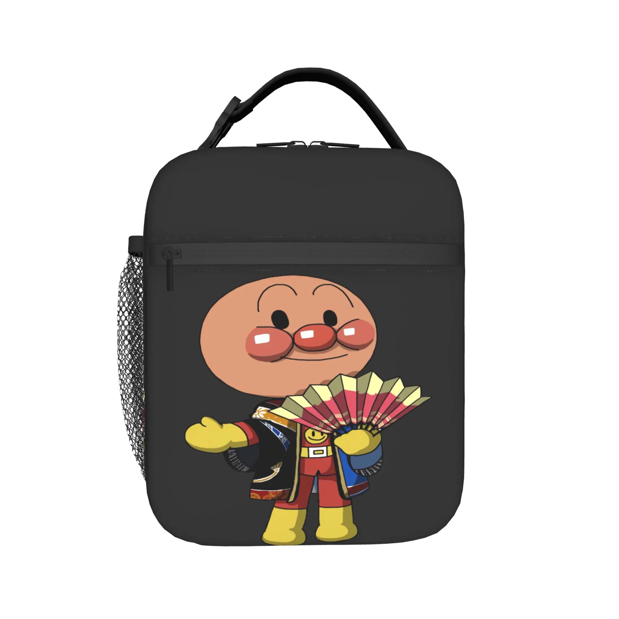 

Custom Anpanmans Insulated Lunch Bag for School Office Anime Waterproof Thermal Cooler Lunch Box Unisex