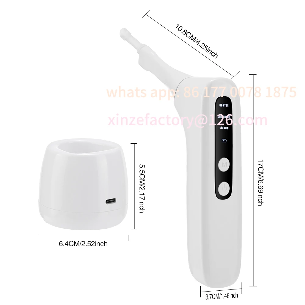 Customizable Stone Remover Kit with 3 Suction Modes UV Disinfection Oral Care Mouth Cleaning Tool for Tonsil