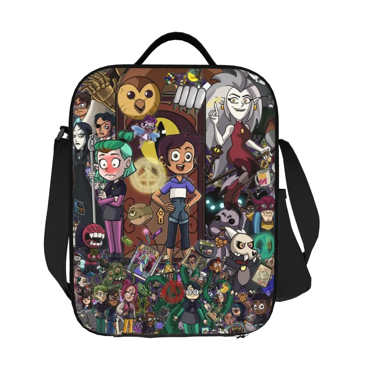 

Изолированная сумка-тоут для обеда «Дом совы» для женщин, многоразовый термохолодильник из комедийного фильма ужасов, коробка для бенто для еды, детей