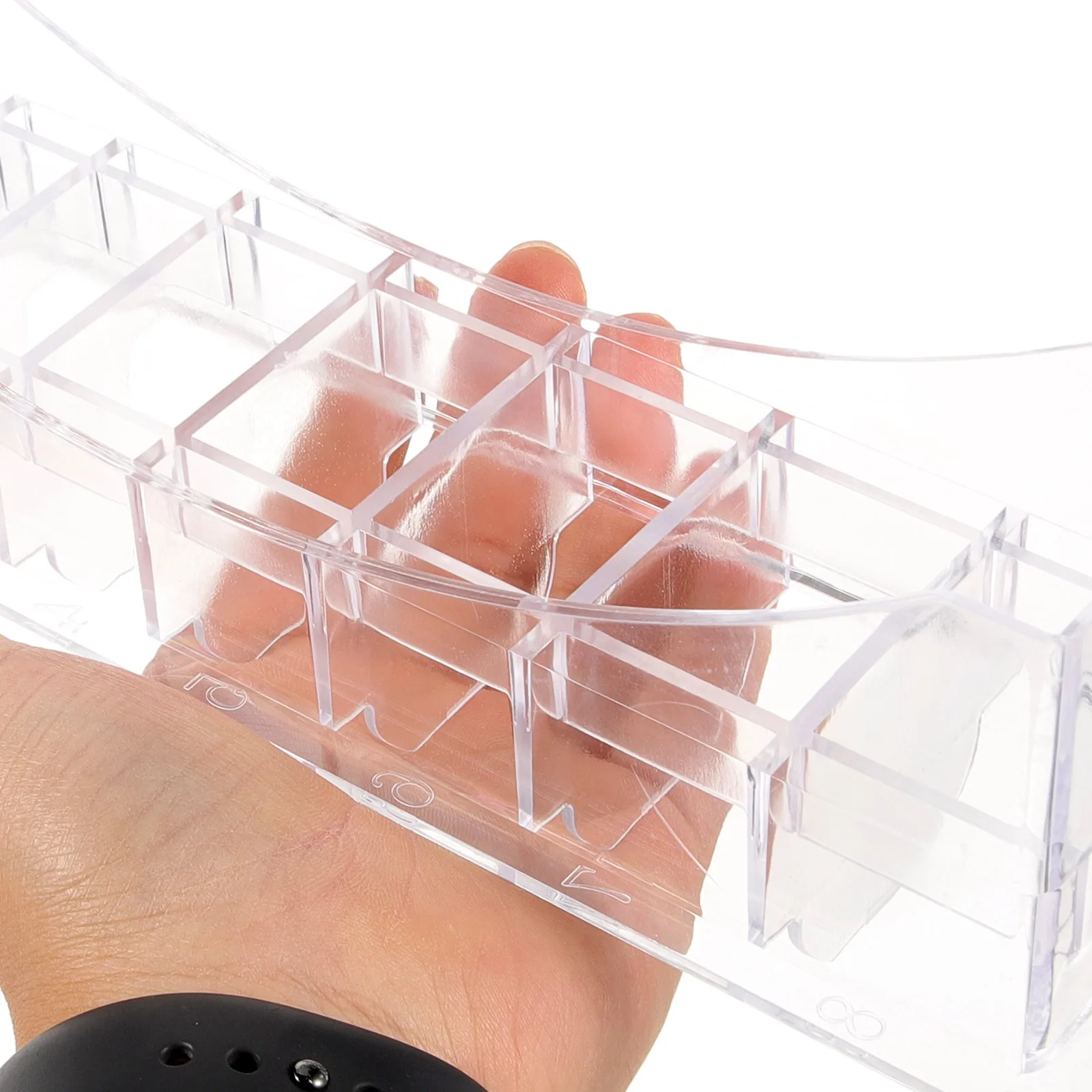 

Clipper Guard Holder Guide Comb Storage Case Medium-Hard Plastic Storage Box Barber Accessories Barbershop Organizer Hair