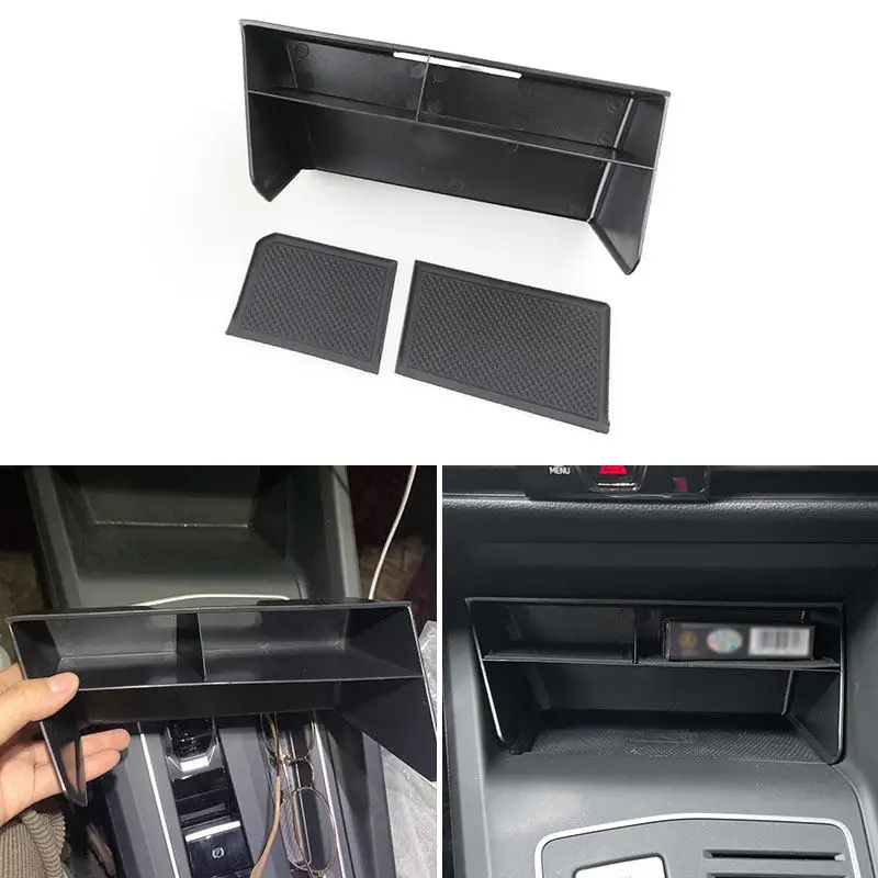 

Car Accessories Center Console Multifunction Storage Box Phone Card Coin Organizer Holder For VW Golf 8 MK8 CD1 2020 2021 2022