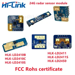 Hi-Link Rohs/FCC/CE 24G HLK-LD2410B LD2410C LD2420 LD2450 LD2410S 스마트 홈/호텔 인체 감지 모션 센서 레이더 모듈