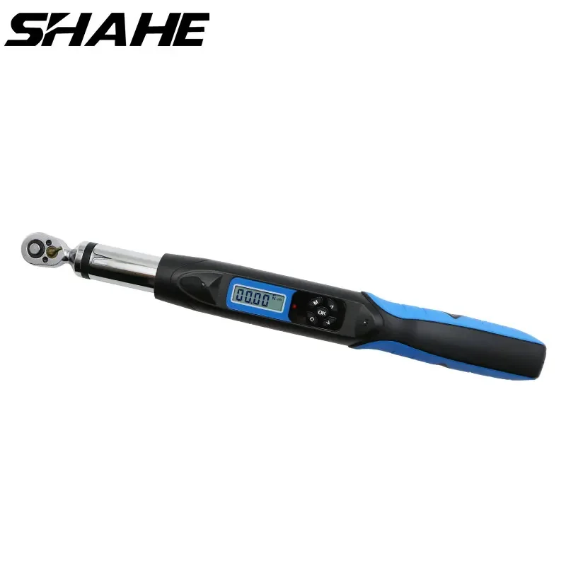 

Shahe 1/4" 3/8" Drive AWG Digital Torque Wrench Adjustable Electronic Torque Wrench With Buzzer and LED Flash ±2% High Accuracy