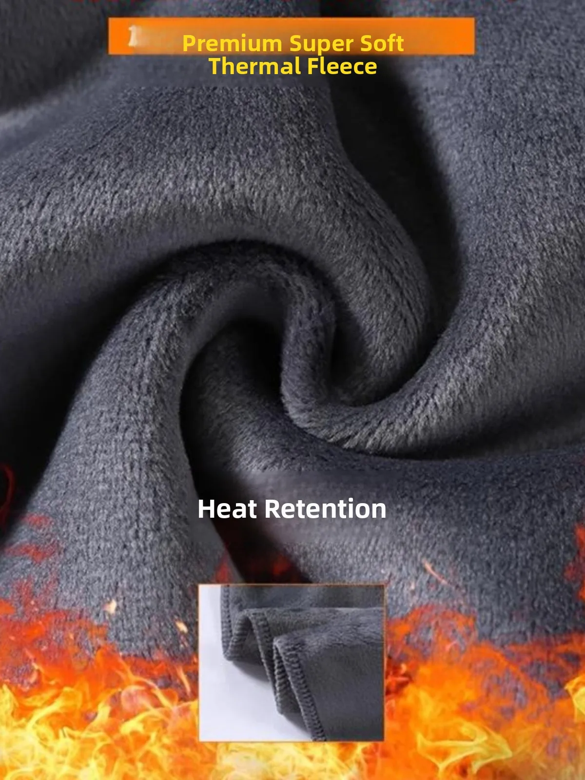 

Men's Casual Fce Lined Straight Leg Thiened Long Pants Autumn Winter Youth Cotton Sweatpants Elastic Waist Trousers