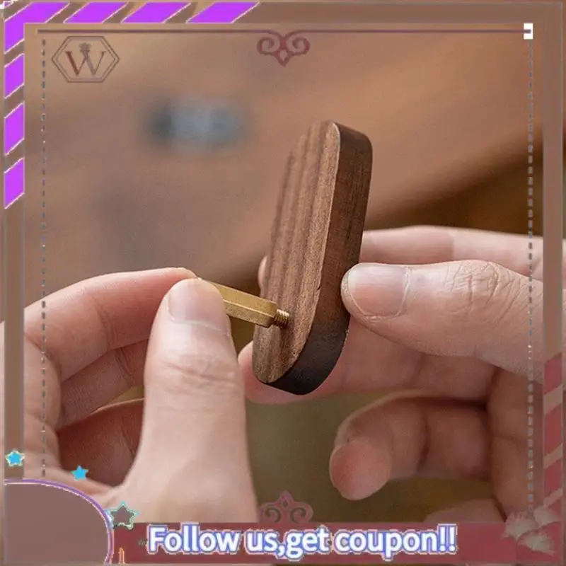 ABBG-1PCS Solid Wood Small Price Display Card Cake Product Tag Simple Handwritten Label Durable Easy Install