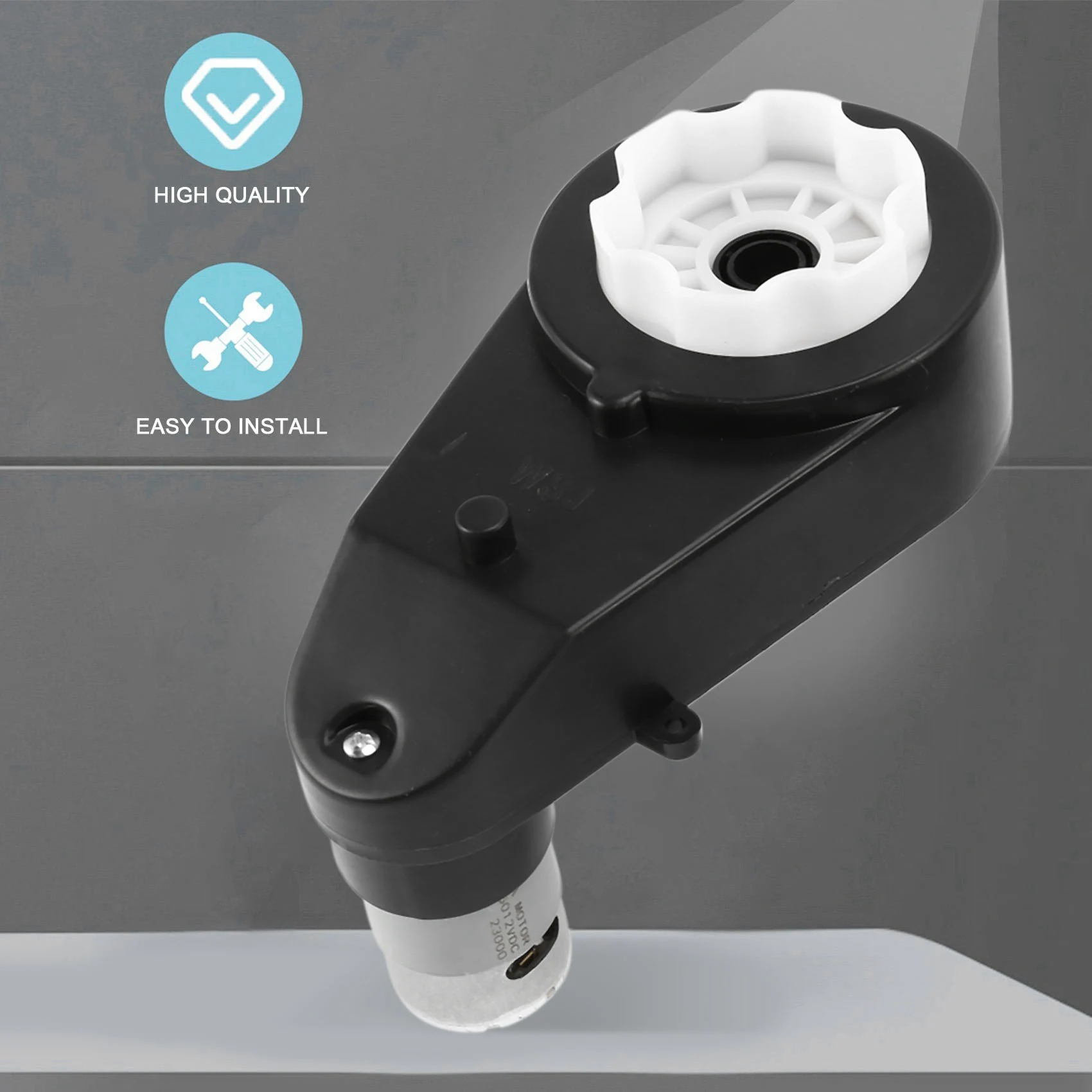 

A76K 2 Pcs 550 Universal Children Electric Car Gearbox With Motor 12V 23000Rpm Motor With Gear Box Kids Ride On Car Baby