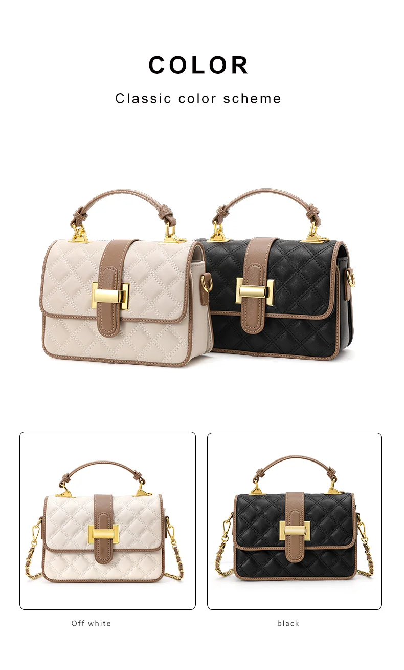 Aidrani Damen-Umhängetasche mit Ein-Schulter-Design 2026 Hochwertige Quadratische Kleine Modische und Stilvolle Tasche für Damen – Detail 4